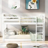 Bellemave® Full Size Floor Bunk Bed - Bellemave